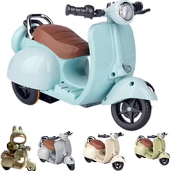 mini electric doll motorcycle ride-on accessory for labubu and collectibles