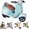 Mini Electric Doll Motorcycle RideOn Accessory For Labubu And Collectibles 0