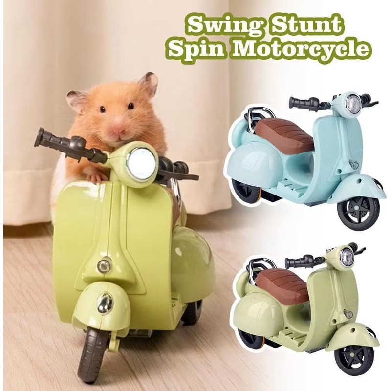 Mini Electric Doll Motorcycle RideOn Accessory For Labubu And Collectibles 2