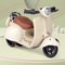 Mini Electric Doll Motorcycle RideOn Accessory For Labubu And Collectibles 9