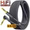90 Elbow 35mm Audio Aux Cable MaletoMale Stereo Wire 0