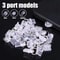 Universal Transparent DIY Charging Port Dust Plugs For IOS TypeC Micro Devices 1