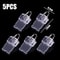 Universal Transparent DIY Charging Port Dust Plugs For IOS TypeC Micro Devices 8
