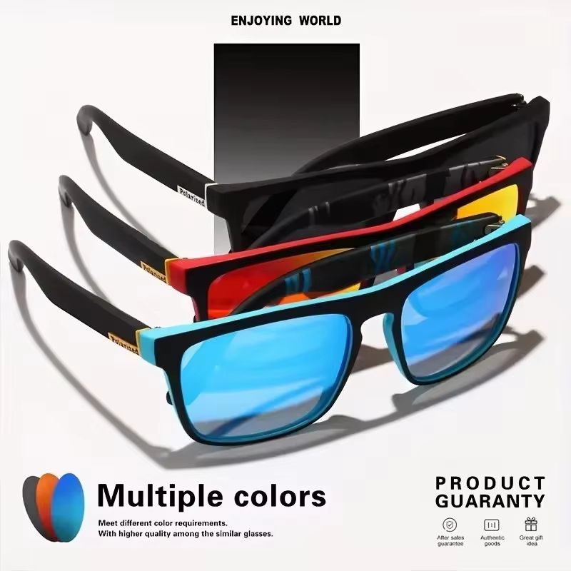 Cool Polarized Square Sunglasses For Men And Women Outdoor Fashion Eyewear 2