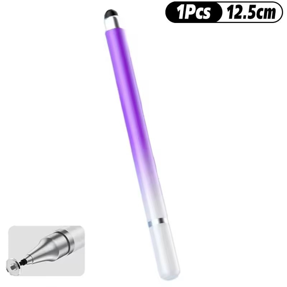 Universal 2in1 Stylus Pen For Touch Screens Precision Capacitive Pencil For Phone And Tablet 12