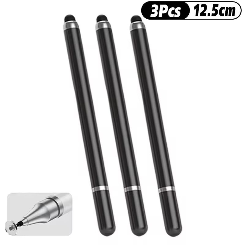Universal 2in1 Stylus Pen For Touch Screens Precision Capacitive Pencil For Phone And Tablet 13
