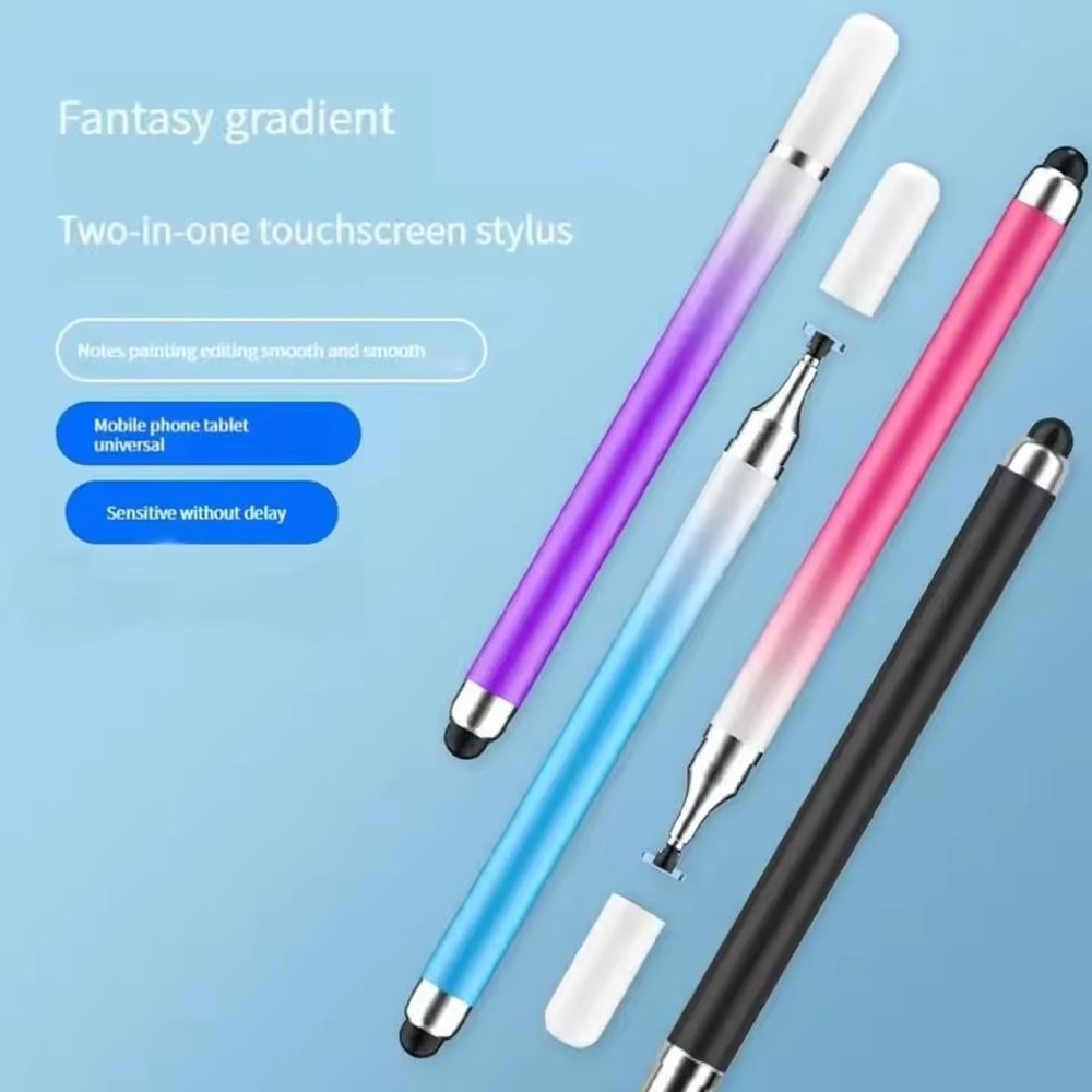 Universal 2in1 Stylus Pen For Touch Screens Precision Capacitive Pencil For Phone And Tablet 5