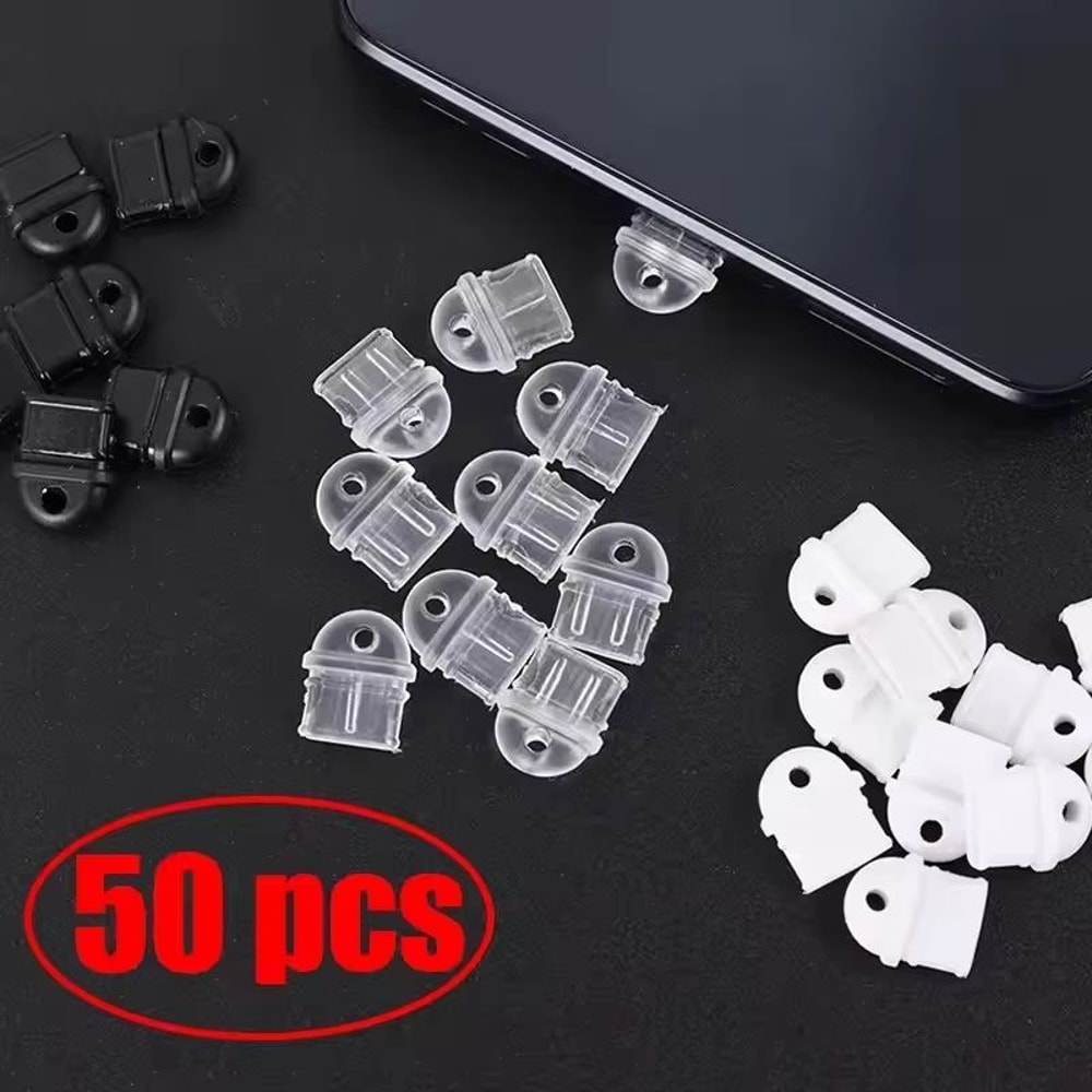 TypeC Dust Plug Silicone Charging Port Protector For Smartphones 0