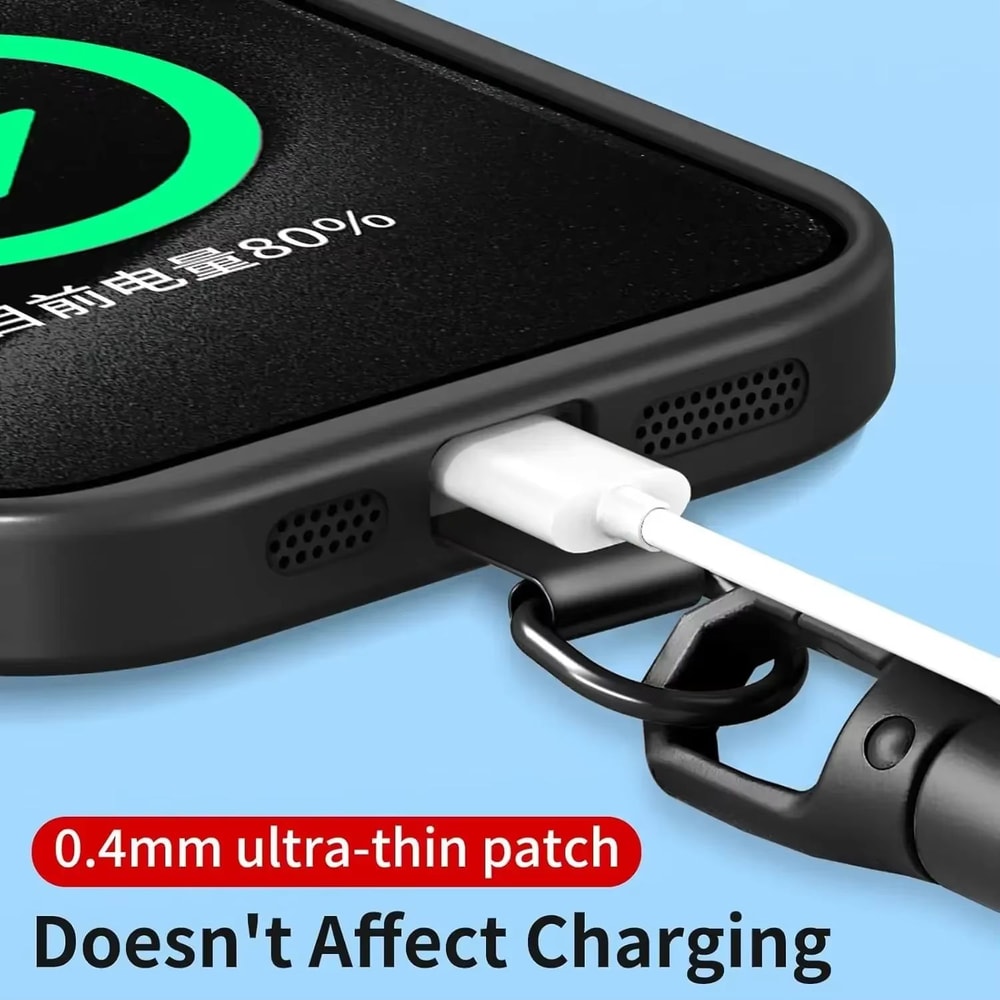 Adjustable Short Phone Lanyard Wrist Strap With Rotating Tether Tab For IPhone And Samsung 2