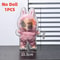 Clear Macaron Protector Case For LABUBU Popmart Doll Dustproof Display Cover 7