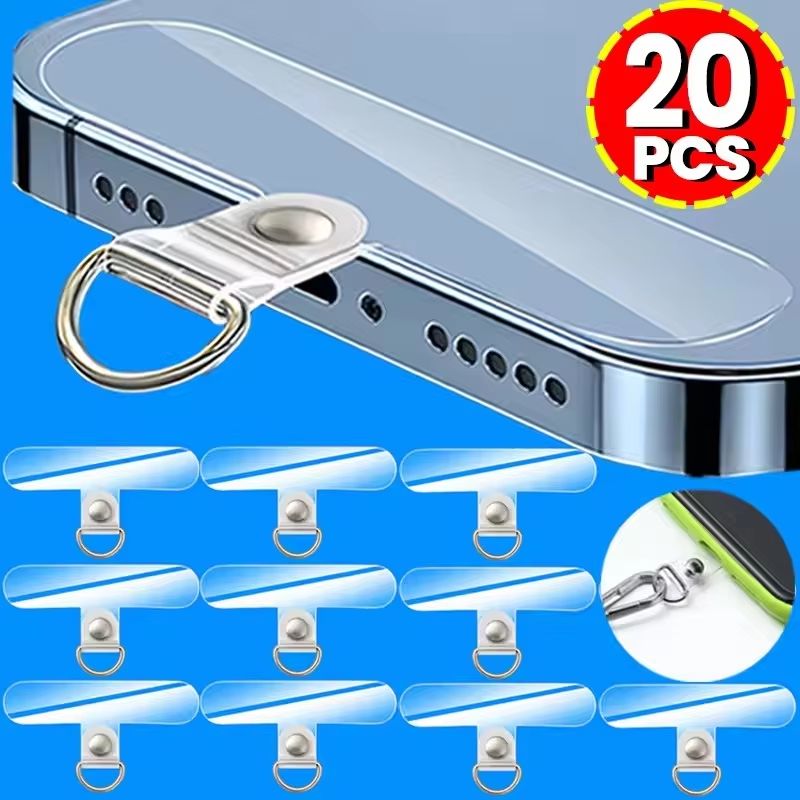 Universal Transparent Phone Lanyard Tether Tabs For Smartphones 0