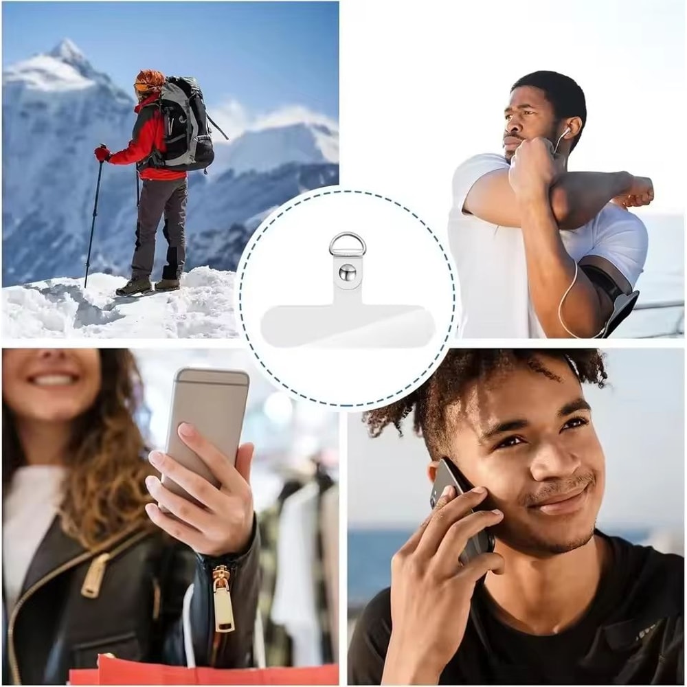 Universal Transparent Phone Lanyard Tether Tabs For Smartphones 5