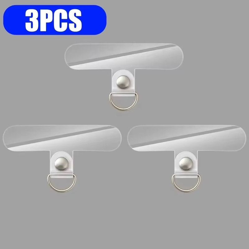 Universal Transparent Phone Lanyard Tether Tabs For Smartphones 7