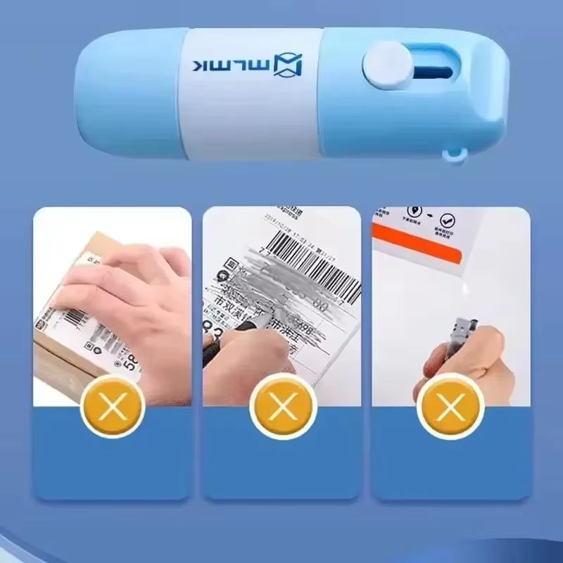 Thermal Paper Privacy Protector Eraser With Knife Parcel Opener 1020ml 3