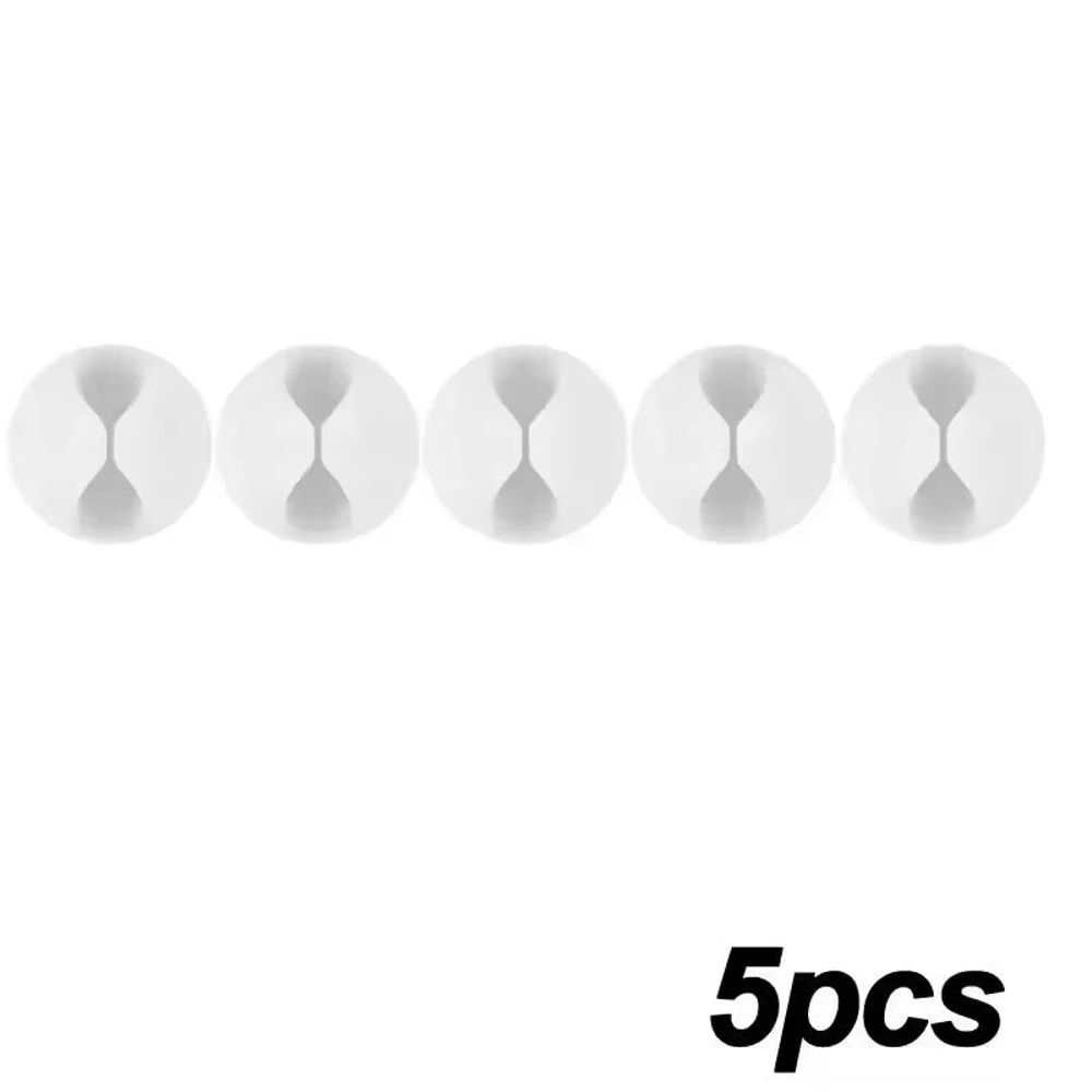 Adhesive Desktop Cable Clips For Wire Management And Charger Organization 14