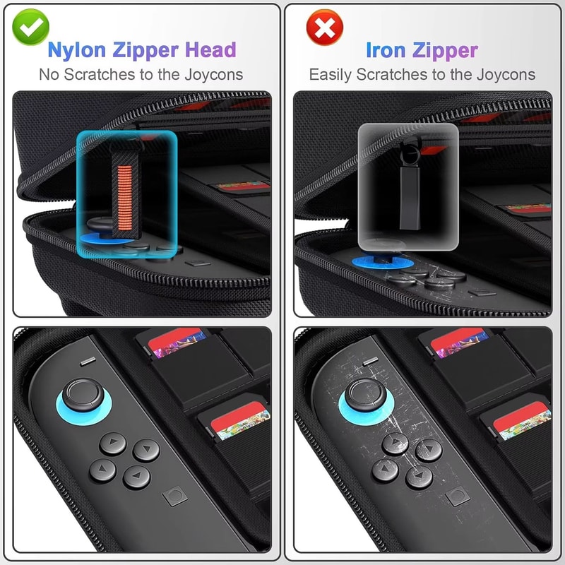 Portable EVA Protective Carrying Case For NS Switch 2 With Game Card Storage 2