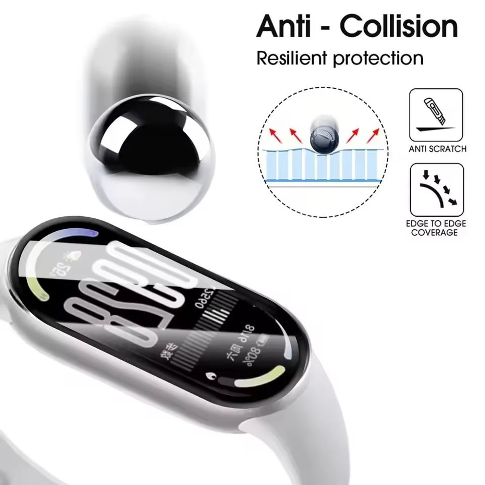 9D Curved Full Coverage Screen Protectors For Xiaomi Mi Band 10 15 PCS 3