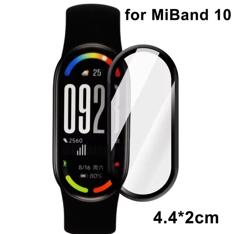 9D Curved Full Coverage Screen Protectors For Xiaomi Mi Band 10 15 PCS 7