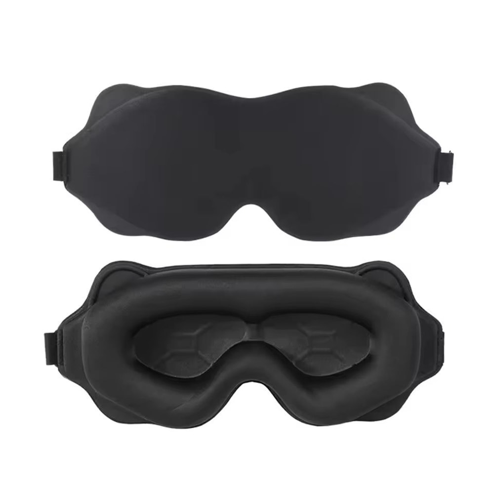 6D Block Out Light Sleep Mask With Soft Breathable Comfort For Travel Night Sleep 6