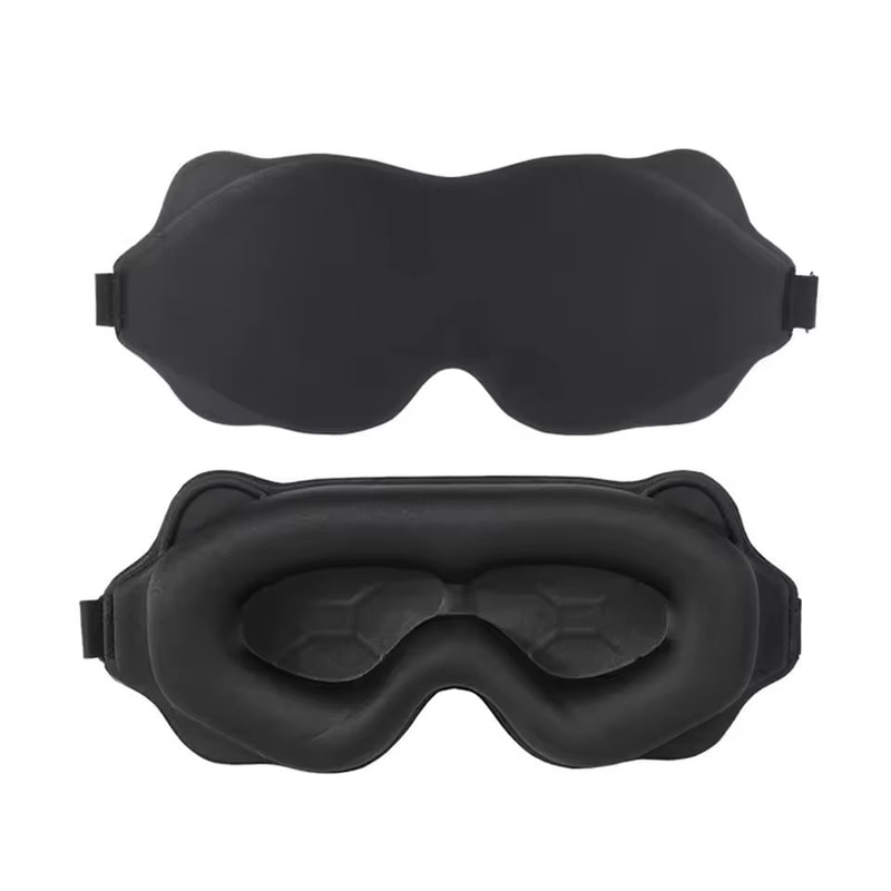 6D Block Out Light Sleep Mask With Soft Breathable Comfort For Travel Night Sleep 6