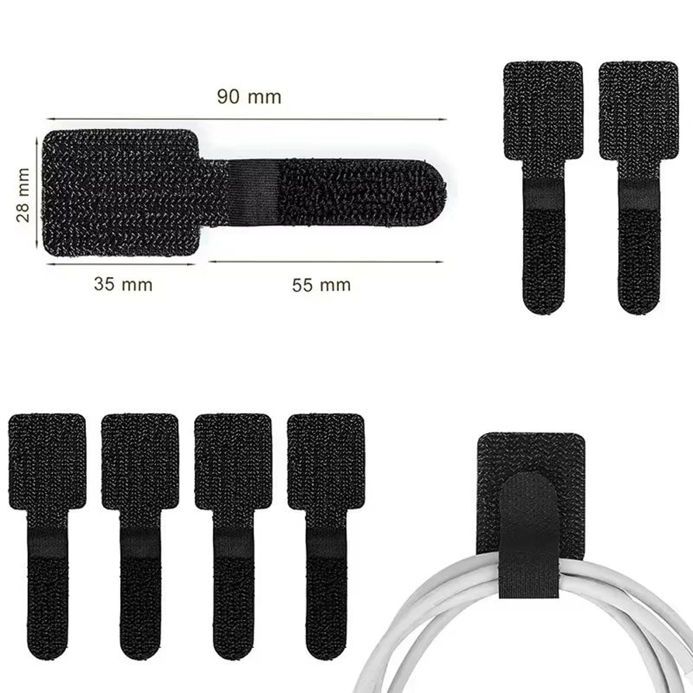 Reusable Nylon Cable Organizer Ties For Cables Earphones And Mouse Wires 2