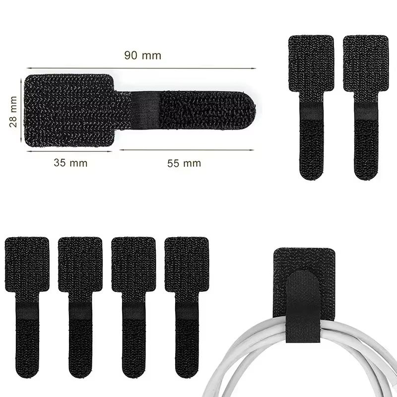 Reusable Nylon Cable Organizer Ties For Cables Earphones And Mouse Wires 2