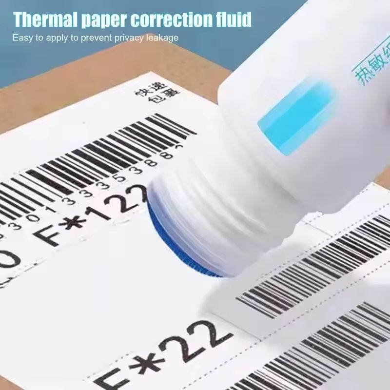 Portable Thermal Paper Privacy Protection FastDrying Correction Fluid 0