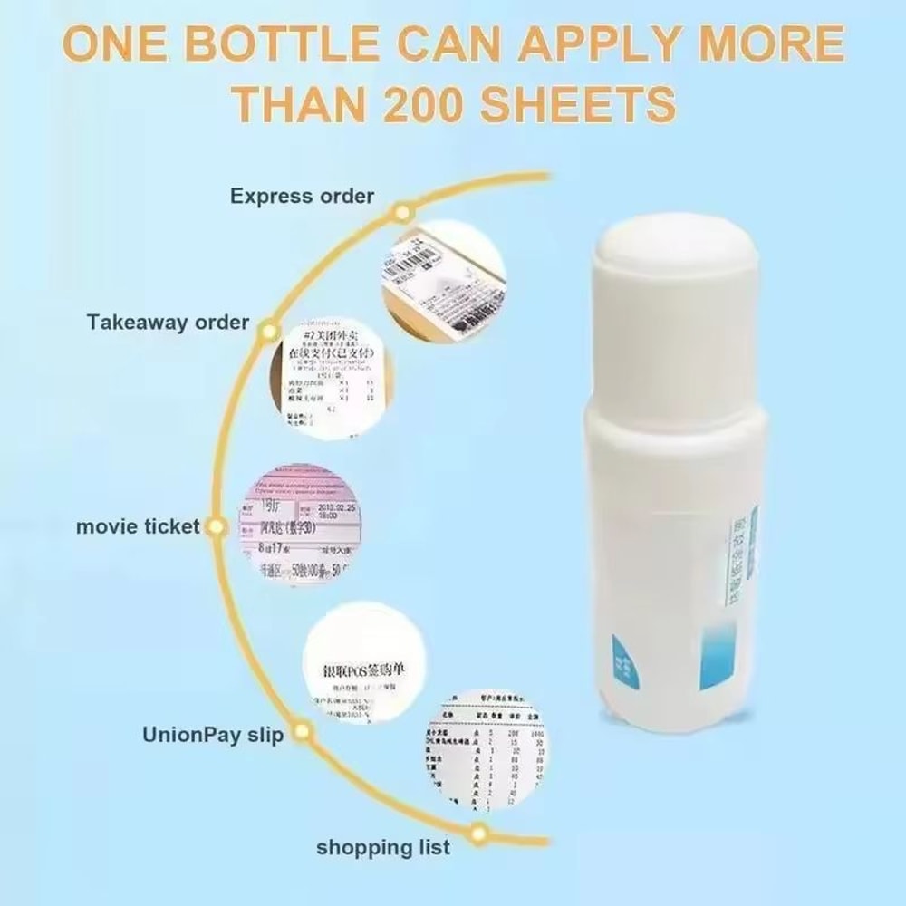 Portable Thermal Paper Privacy Protection FastDrying Correction Fluid 4