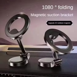 foldable 360° magnetic magsafe car phone holder mount