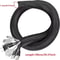 Braided PET Nylon Cable Sleeve Wrap For Wire Protection 33ft 164ft 10