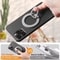 Portable Silicone Magnetic Phone Back Mount And Ring Holder For MagSafeCompatible IPhones 3