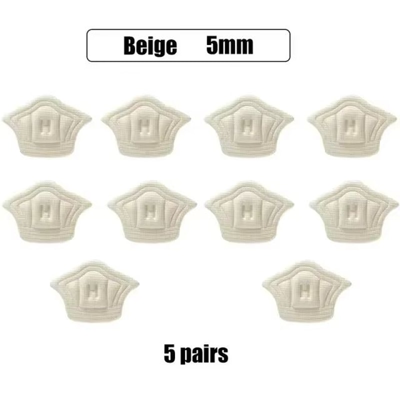 Adjustable Heel Cushion Pads 5 Pair 10 Pieces Insoles Patch For Sport Shoes 16