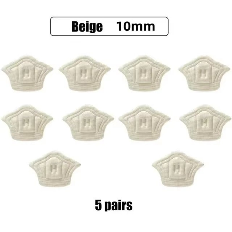 Adjustable Heel Cushion Pads 5 Pair 10 Pieces Insoles Patch For Sport Shoes 17