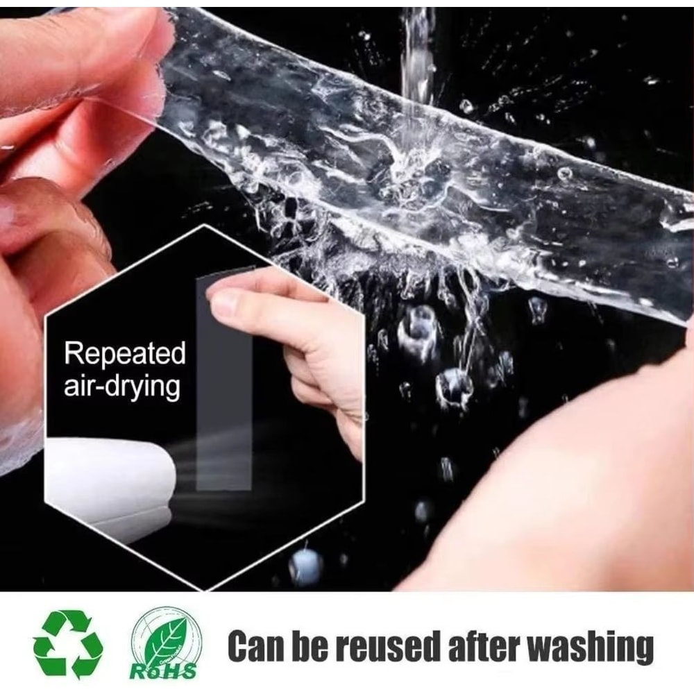 Nano Tape Traceless Double Sided Transparent Adhesive Tape 33ft 98ft 164ft 2