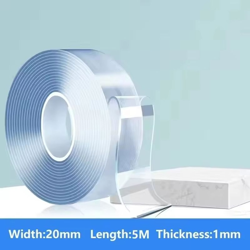 Nano Tape Traceless Double Sided Transparent Adhesive Tape 33ft 98ft 164ft 8