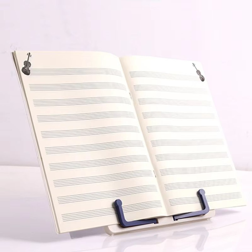 Portable Folding Reading Stand Book Holder For Cookbook Tablet Music Score 4