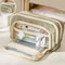 Large Capacity Canvas Organizer MultiLayer Storage Bag With Durable Zipper And Stylish Colors Porta 9