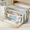 Large Capacity Canvas Organizer MultiLayer Storage Bag With Durable Zipper And Stylish Colors Porta 10