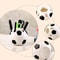 Soccer Shape Desktop Pen Pencil Holder Football Shape Toothbrush Holder Table Organizer Student Gif 3
