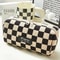 Checkerboard Large Capacity Pencil Case Fashion Student Stationery Bag With Zipper Storage 5
