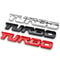 Metal 3D Turbocharged Car Badge Sticker Universal Car Modification Emblem 4