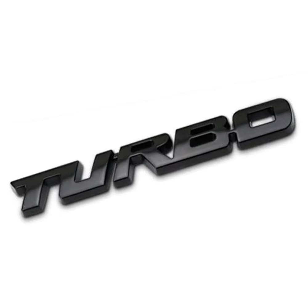 Metal 3D Turbocharged Car Badge Sticker Universal Car Modification Emblem 7