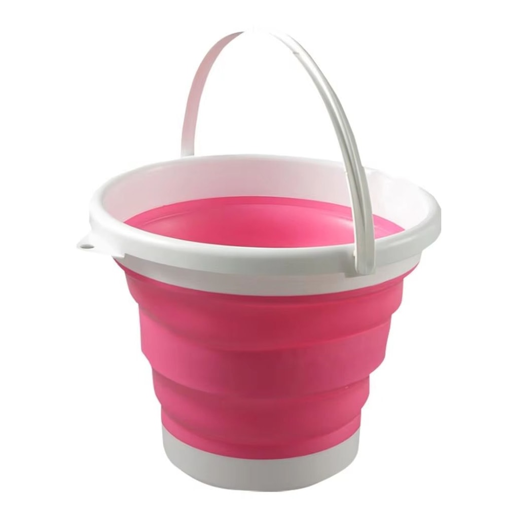 Collapsible Portable Water Bucket 079 Gal Foldable Outdoor Travel And Car Wash Pail 6