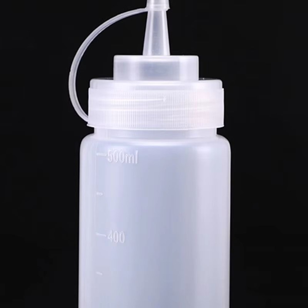 Pointed Tip Sauce Squeeze Bottle 169 Fl Oz Refillable Plastic Condiment Dispenser 3