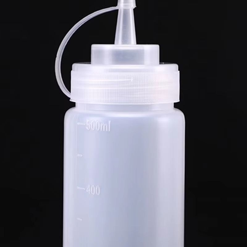 Pointed Tip Sauce Squeeze Bottle 169 Fl Oz Refillable Plastic Condiment Dispenser 3