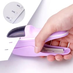 desktop stapleless stapler paper binding tool, office & school document fastener