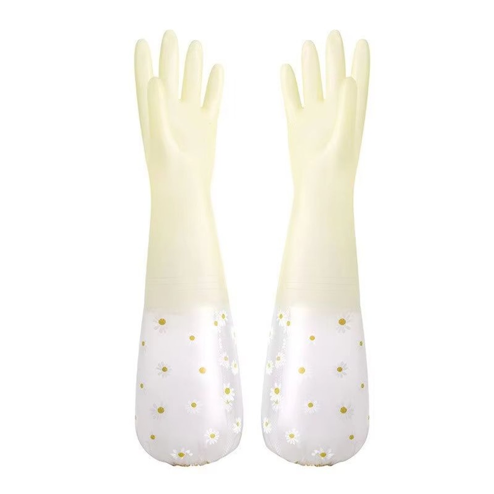 Waterproof Household Latex Cleaning Gloves Durable Kitchen Laundry Protection 7