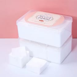premium 1000pcs disposable cotton pads set – soft makeup remover & facial cleansing wipes