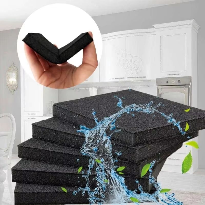 2PCS Emery Cleaning Sponges HeavyDuty Pot Rust Removal Kitchen Cleaning Pads 3