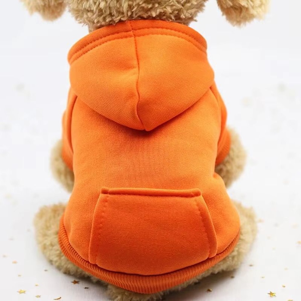 Fashion Dog Hoodie For Autumn And Winter Thick Warm Pet Clothes For Small Dogs 9